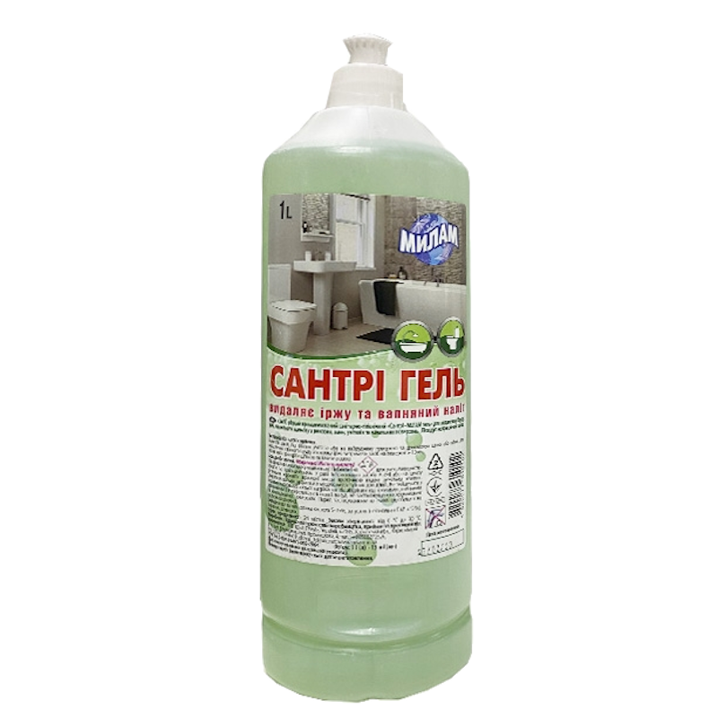 Гель для чищення унітазів Мілам Сантрі, 1000мл